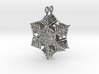 Snowflake Earrings - style H 3d printed 
