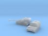 Paladin SP Howitzer and Ammunition Supply Vehicle  3d printed Paladin and its' CAT in 1/700th and 1/600th scales