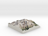 Glacier Peak, WA, USA, 1:25000 3d printed 