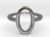 Oval Ring -size 8 3d printed 
