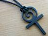 The Ancient Cross pendant 3d printed 