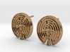 WestWorld Maze Earrings (studs) 3d printed 