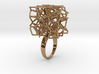 Voronoi Cube Ring (Size 7) 3d printed 