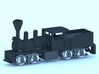 Shay Steam Locomotive Shell 3d printed Shay Steam mounted on dummy core