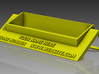 Custom Busisness Card Holder 3d printed Sample render in Yellow Plastic