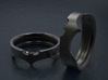 Size 7 Bat Ring 3d printed 