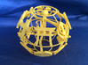 Golden Cage of Institution 3d printed 