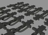 NEM Coupler Farish (small pips) 3d printed 3D render of couplers