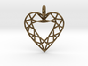 Heart Diamond Pendant 3d printed 