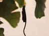 Ginkgo leaf pendant 3d printed 
