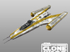 Clone Wars Y-Wing 3d printed 
