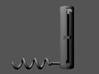 Luxurious Corkscrew Keychain 3d printed 