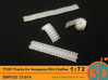 T72E1 tracks for Hasegawa M24 Chaffee 1/72 scale S 3d printed test print in FUD
