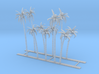 Palm Trees Z Scale 3d printed 10 Palm Trees Z scale