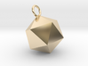 An Icosahedron Earring 3d printed 