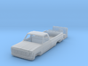 1/87 1976 Chevy K10 Pick up with interior 3d printed 