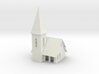 Dorfkirche - 1:220 (Z scale) 3d printed zusammengebaut - assembled