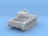 PV154B Pzkw IIIF Medium Tank (1/100) 3d printed 