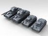 1/285 Swedish 42-57 Alt A.2 + L60 Tank Set X2 3d printed Render showing product detail