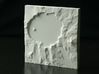 4'' Crater Lake, Oregon, USA, Sandstone 3d printed Photo of actual print, North is up