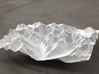 6''/15cm High Tatras, Poland/Slovakia, WSF 3d printed Radiance rendering of model, viewed from Poland, looking SSW
