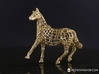 2014 Year of the Horse- Polished Gold 3d printed Gold Plated Year of the Horse