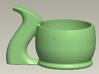 Plane Tote Espresso Cup 3d printed Groovy in Green