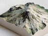 Mt. Rainier, Washington, USA, 1:100000 Explorer 3d printed 