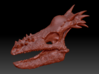 Stygimoloch Dinosaur Skull Pendant 3d printed 