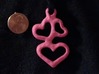 3 Hearts Pendant 3d printed 