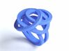 Love is in the Air Ring 3d printed Blue Soft Elegant Knot Ring