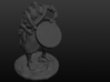 Ourok, Half-Orc Bard 3d printed Sculptris Render