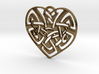 Celtic Heart Pendant 3d printed 