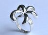 Water Drops Ring (From $19) 3d printed Water Drops Ring Silver