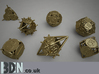 Swords and Shields D&D Dice set D20 3d printed Full set available
