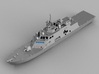 1/1800 USS Freedom 3d printed Computer software render.The actual model is not full color.