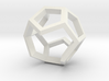 Dodecahedron Sculpture Ring B Gmtrx  3d printed 