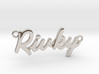 Name Pendant - "Rivky" 3d printed 