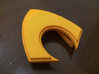 Aquaman Belt Buckle 3d printed Yellow Plastic
