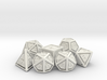 RATTLERS - Floating Polyhedral Dice Set 3d printed 