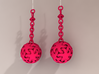 Starfish Ball Earrings 3d printed 