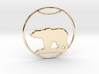 Polar Bear Pendant 3d printed 