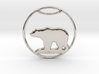 Polar Bear Pendant 3d printed 
