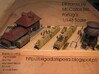 1-148 BR 57 Armored Loco + 2 Tenders For BP-42 3d printed 