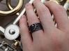 Bass Clef Ring 3d printed 