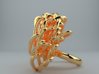 Golden-Daisy (size 8) 3d printed 