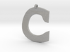 Distorted letter C 3d printed 