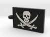 Jolly Roger (Pirate Flag) Pendant 3d printed 