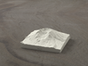 3'' Mt. St. Helens, Washington, USA, Sandstone 3d printed Radiance rendering of model from north
