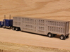 1:160 N Scale 53' Spread Axle Livestock Trailer 3d printed 